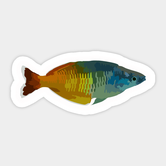 Boeseman's rainbowfish Sticker by TagFlip